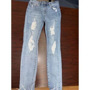 Judy Blue Skinny Fit Distressed Jeans Size 7/28